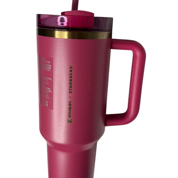 Stanley x Starbucks Winter Pink 40oz Tumbler Target Exclusive New ✅ Authentic ! - Picture 1 of 16